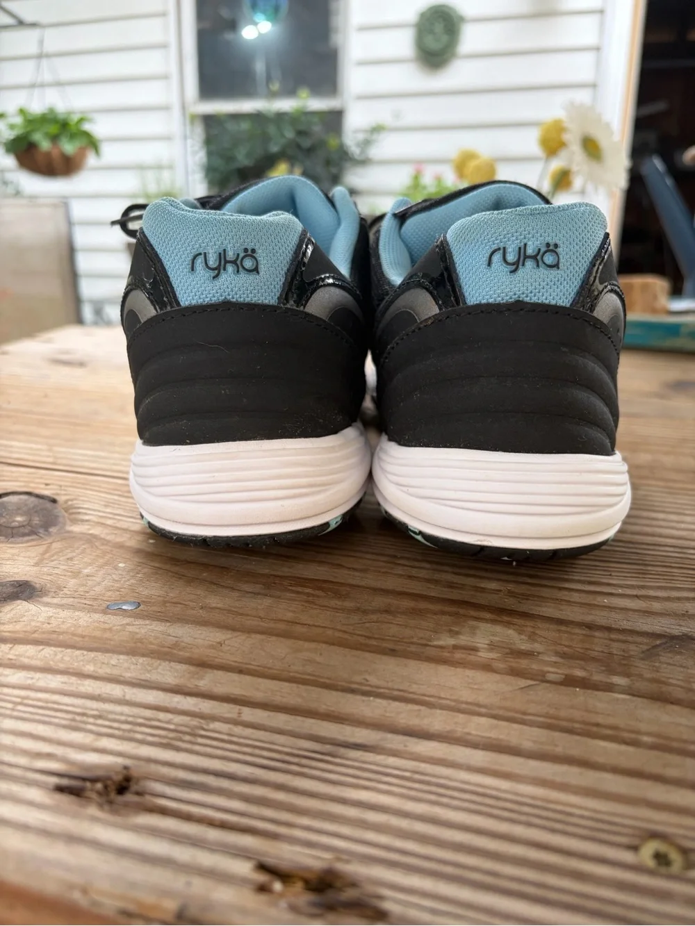 Ryka Dash 3 Women’s 11M Black Blue Walking Athletic Sneakers